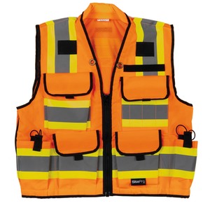 SitePro 750 Series Surveyor Vest Orange XL