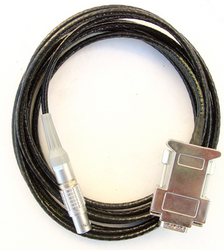 Genuine Leica GEV113 Data Cable DB9 RS232 9 Pin Male to 8 Pin Lemo Male 563809 