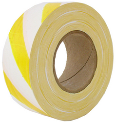 Rolls Hanson 17024 300 ft Yellow Vinyl Flagging Tape Marking Ribbon 144 