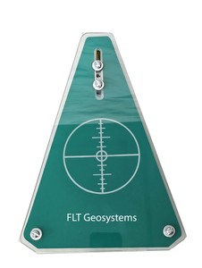 12 Snap-in pipe laser target Green