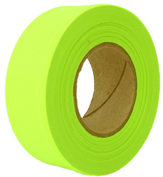Lime Glo Survey Flagging Tape Ribbon