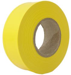 Yellow Survey Flagging Tape Ribbon