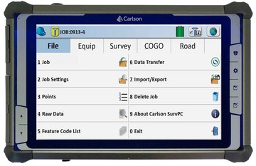 Carlson RT5 Cell Tablet w/ SurvPC TS