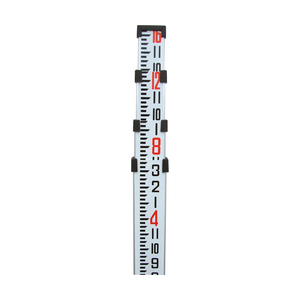 Northwest 16' Aluminum Level Rod  Feet/Inches/8ths