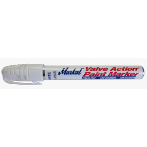 Markal Valve Action Paint Marker- White