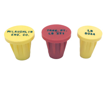 Imprinted Plastic Rebar Caps/Markers 