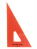 Pacific Arc 6" fluorescent orange 30/60 drafting triangle